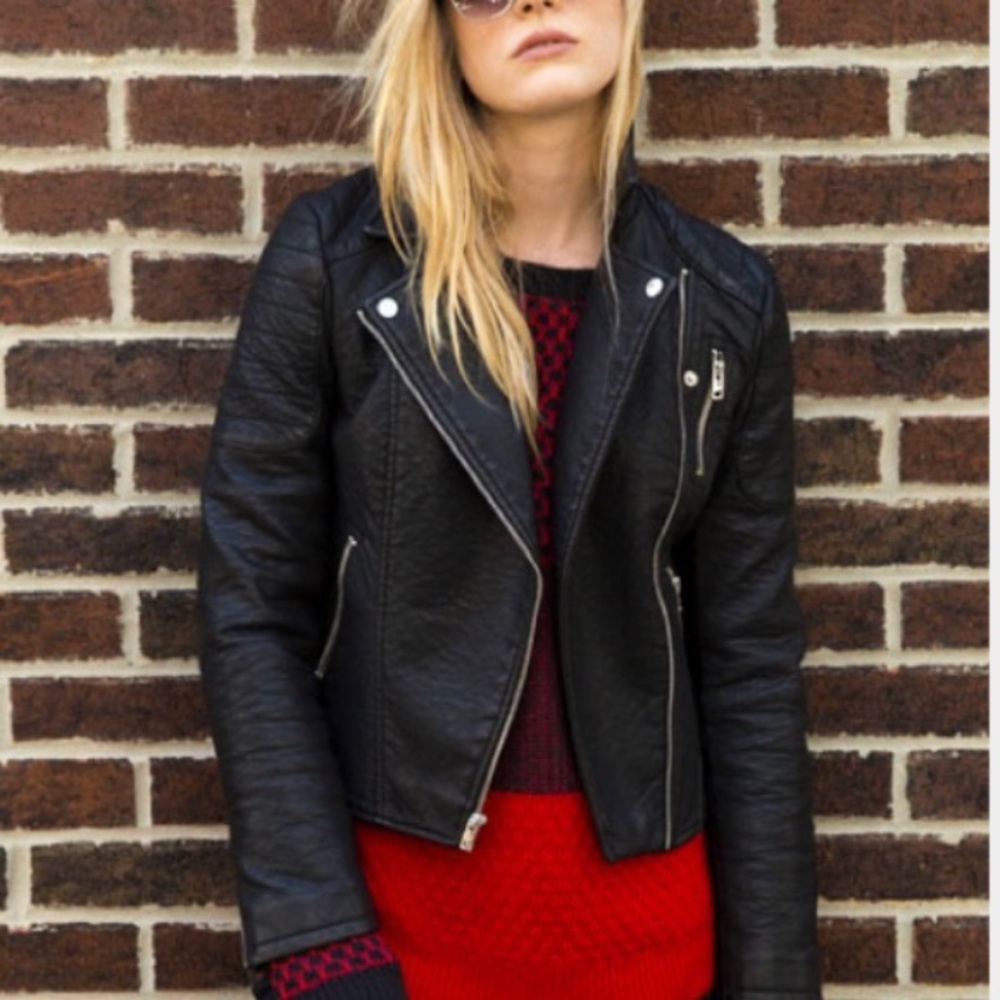 American Eagle Vegan Leather Jacket